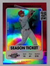 JT Realmuto Optic Red Insert 2021 Panini Contenders Baseball #7 Phillies