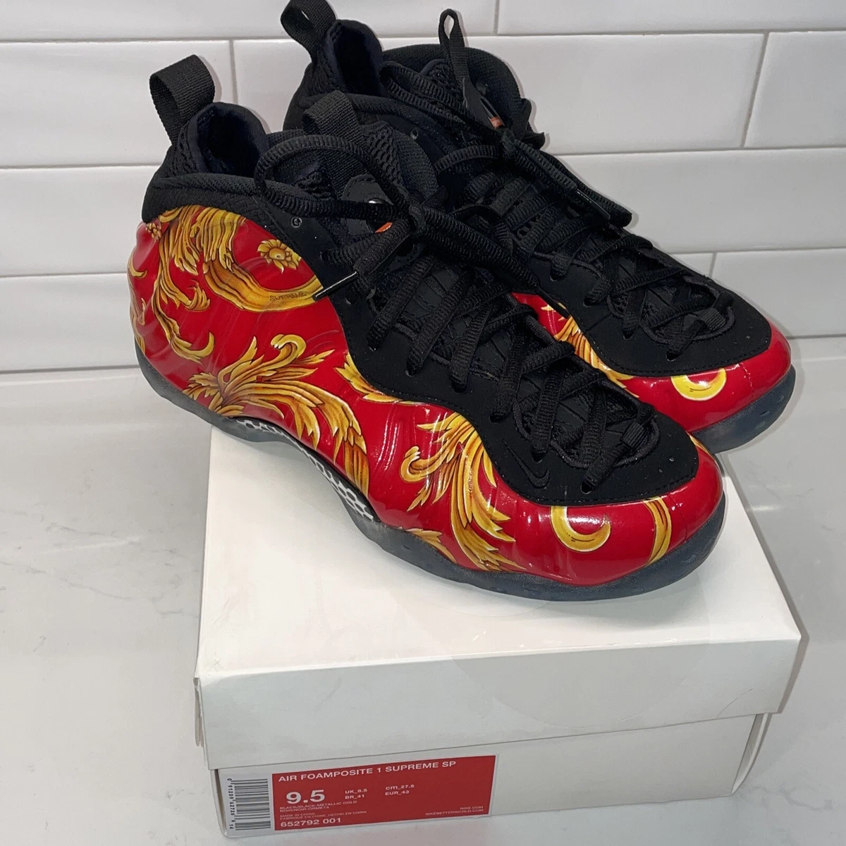 Nike Supreme x Air Foamposite One SP 'Red