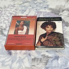 2 Cassette Lot Whitney Houston - Whitney Houston Debut, All The Man That I Need
