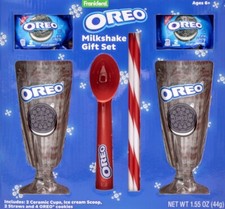 Oreo's Chocolate Christmas Milkshake Gift Set Holiday 