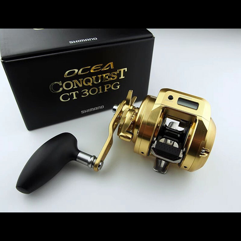Shimano 18 OCEA CONQUEST CT Digital Display Baitcasting Boat Sea