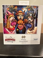 New 2024 “Llama-Ween” Boardwalk Puzzle 1000 Pieces Made In USA BRAND NEW SEALED