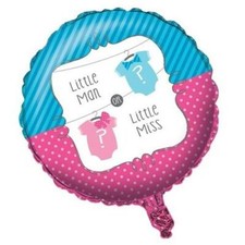 Baby Shower Bow or Bowtie Foil Balloon Gender Reveal Decorations