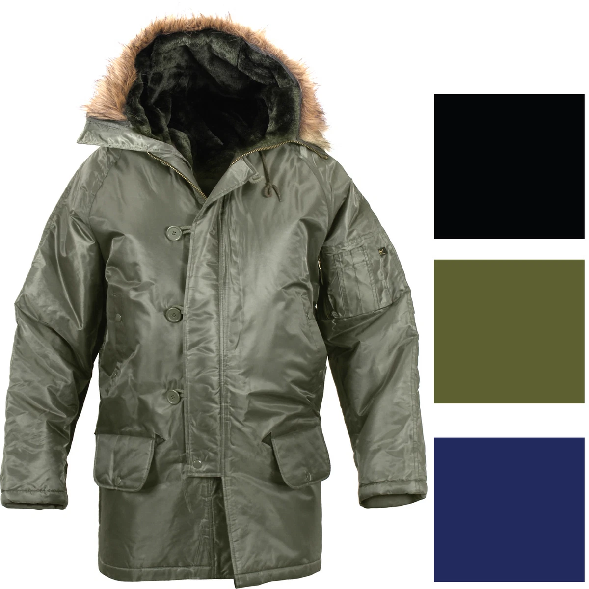 Military Parka N 3b In Men's Coats & Jackets for sale | eBay