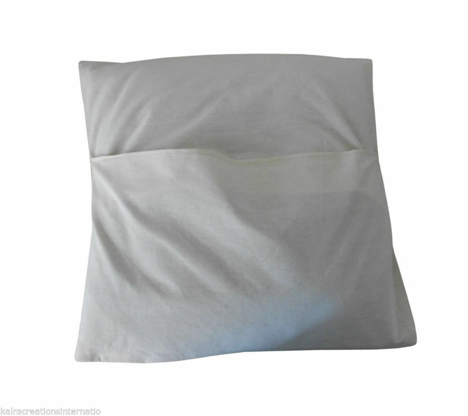 Cushion cover Indian Handmade Pillow Case Sofa Decor Quilted Plaid 5 Pcs - Image 3 of 4