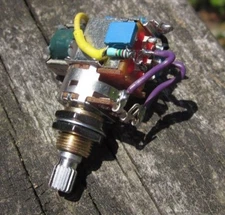 Passive  Bass Mid Control Push Pull Tone Pot Bourns 3 Tone Settings KellingSound