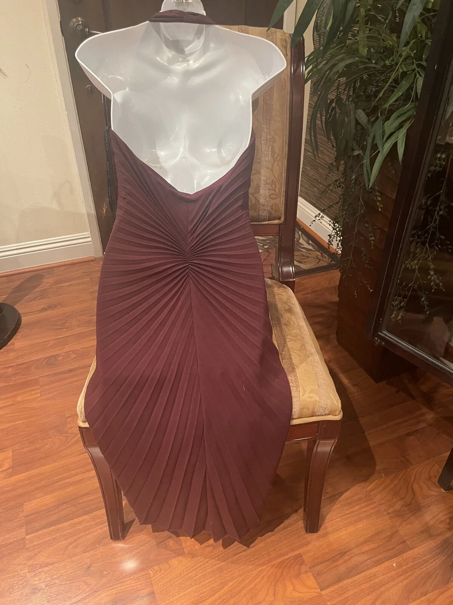 David meister embellished high low gown cheap