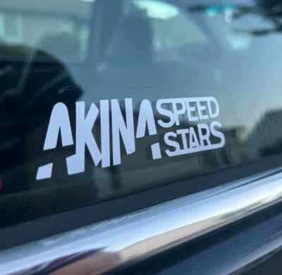 Akina Speed Stars Initial D team DECAL [Large SIZE]