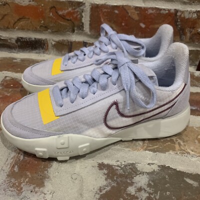 Nike Womens Shoes Waffle Racer 2X Ghost Light Bone Running Sneakers Size 6.5