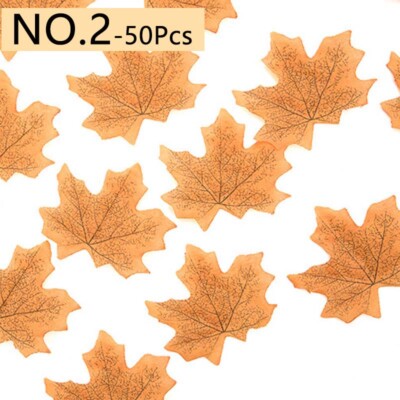 Artificial Maple Leaf Branch 70cm AUTUMN COLOURS Halloween Xmas Party Garden