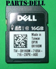 Genuine Dell 16Gb iDRAC vFLASH Class 10 SD Card Module H1H8M