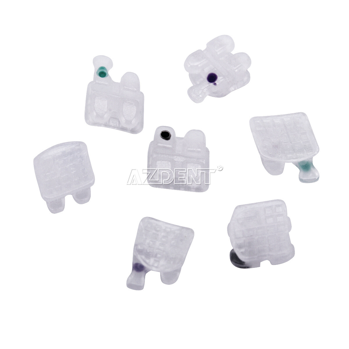 10 Kit Staffa Mentale Ortodontica Dentale Tutore Mini MBT 022 345 - Foto 5