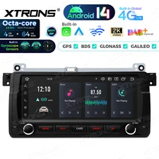 For BMW E46 1998-2005 CarPlay Android 14 8.8" Car Stereo GPS Nav 4G LTE WIFI DSP