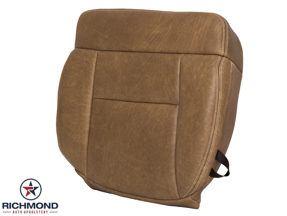 04-08 F-150 King Ranch Llantas Elevadas Escape Lado del Conductor Parte Inferior Cuero Asiento Cubierta Foto 4 de 4