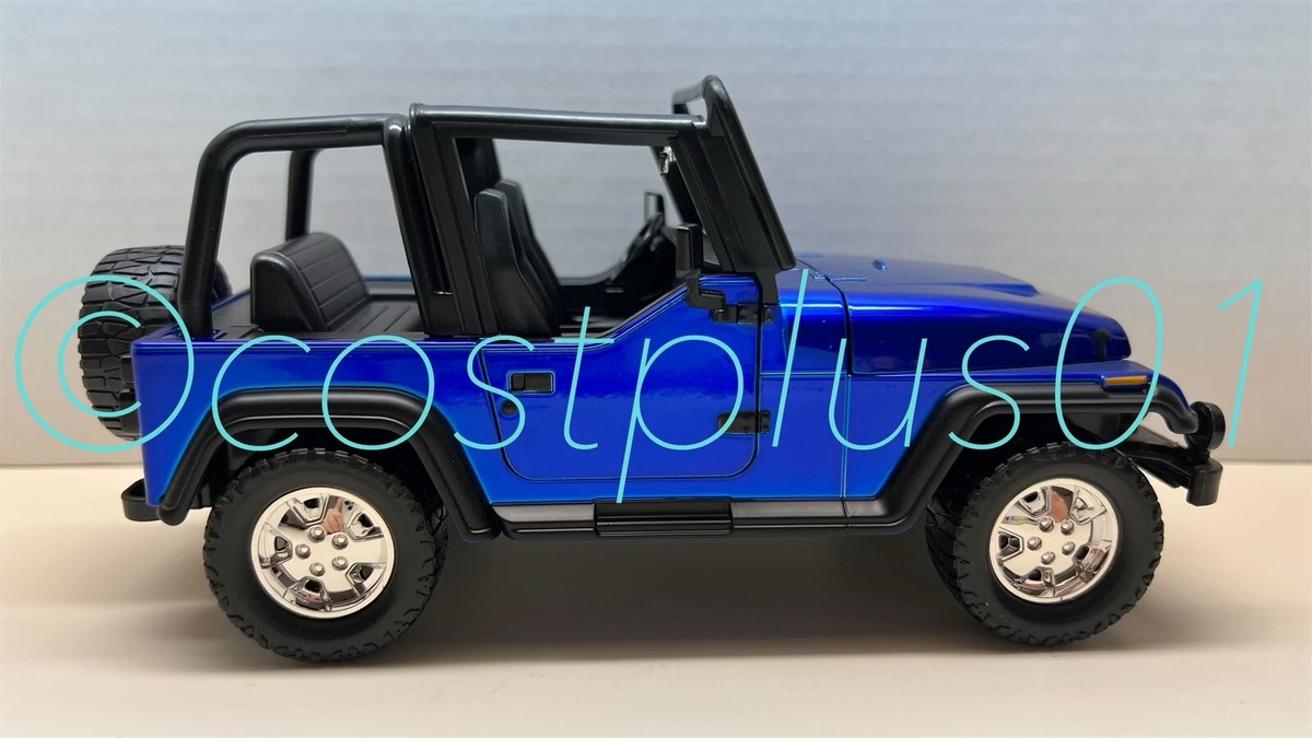 Jadaジェイダ/'92 Jeepジープ Wranglerラングラー 1/24 JADA JUST TRUCKS 1992 JEEP WRANGLER 1:24 BLUE | eBay