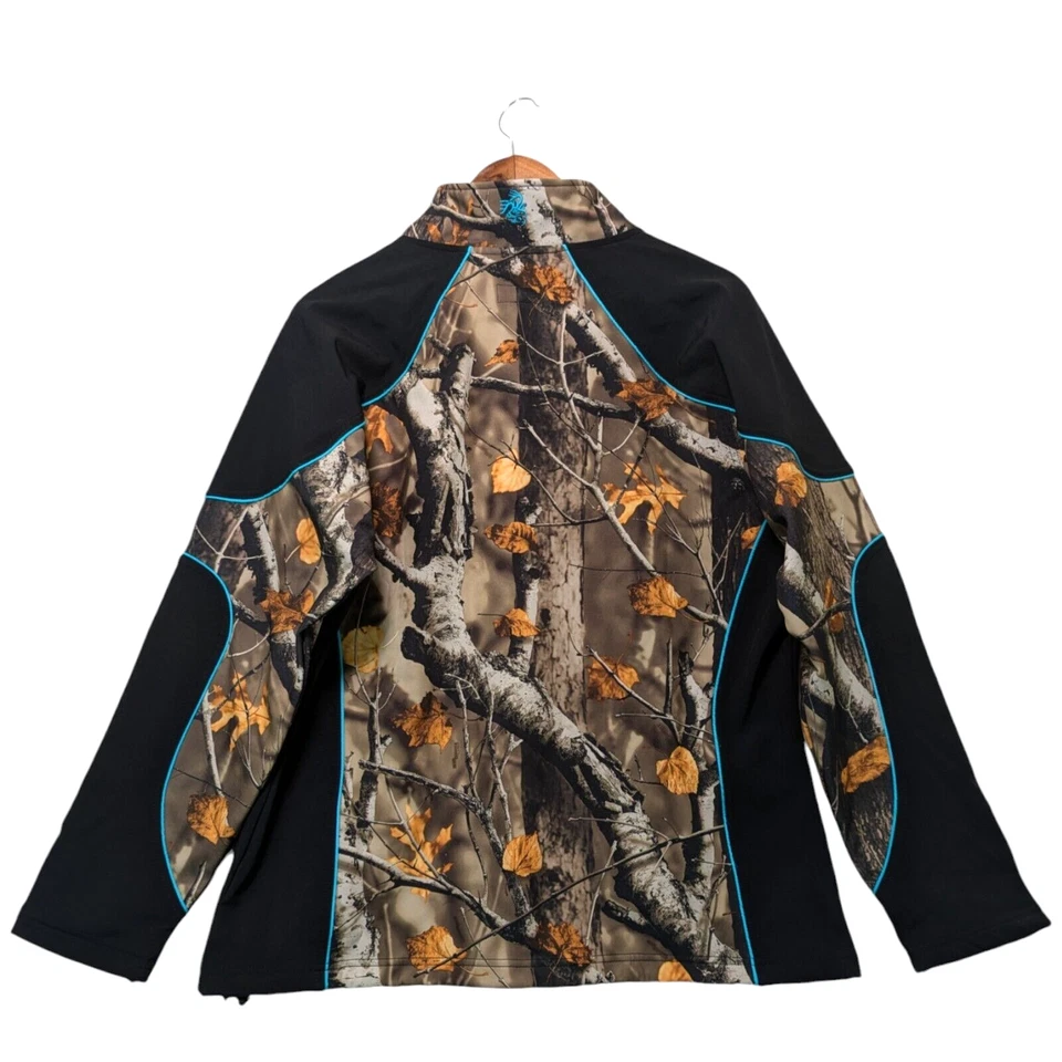 Legendary Whitetails Camouflage Hunting Jacket Women XL Timber Creek Fleece line - Image 3 of 4