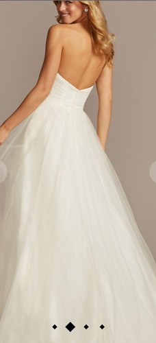 David's Bridal Ivory Wedding Dress Sz 16 NEW MSRP $549 SAVE $300 Off Retail - Picture 3 of 7