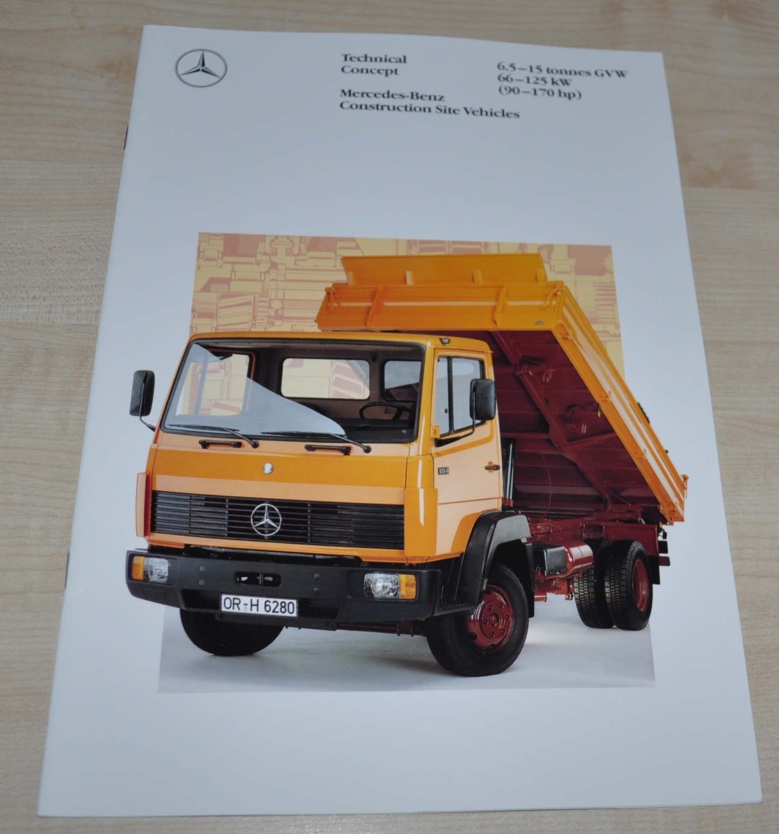 【希少】Mercedes-Benz トランスポーター カタログ Mercedes Benz Construction Truck Brochure Prospekt ENG 0991 | eBay