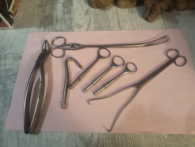 Medical Tool Lot Of 7 Random Pieces Please Read (Lot 11)