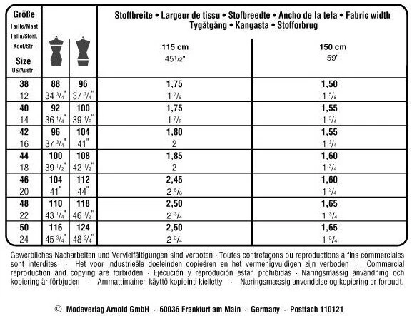 Neue Mode 22342 Set of Slim Pencil Skirts w Button & Slit Detail, Yoke Sz 12-22 - Image 3 of 4