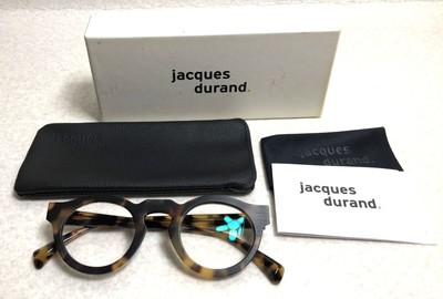 Jacques Durand Eyeglasses paques L 106 021 Rare Case Eyewear Tortoiseshell  Used