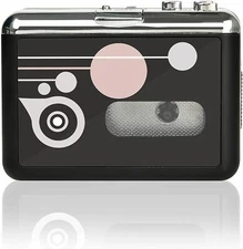 Portable Cassette Player Converter Recorder Convert Tapes to Digital into USB