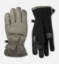 NEW 135 Isotoner Signature Men's Gray Touch Screen Thermal Warm Winter Gloves M