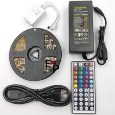 3528 Bright Rgb Waterproof Smd Flexible Strip Light With Tape 12v 5m 16.4f