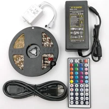 3528 Bright  RGB Waterproof SMD  Flexible Strip light With Tape 12V 5M 16.4f