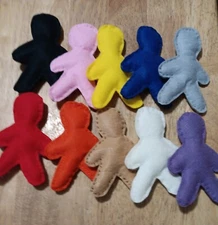 Voodoo Doll Poppet Pal Handmade Dolls Choose your Color Wiccan Pagan Hoodoo