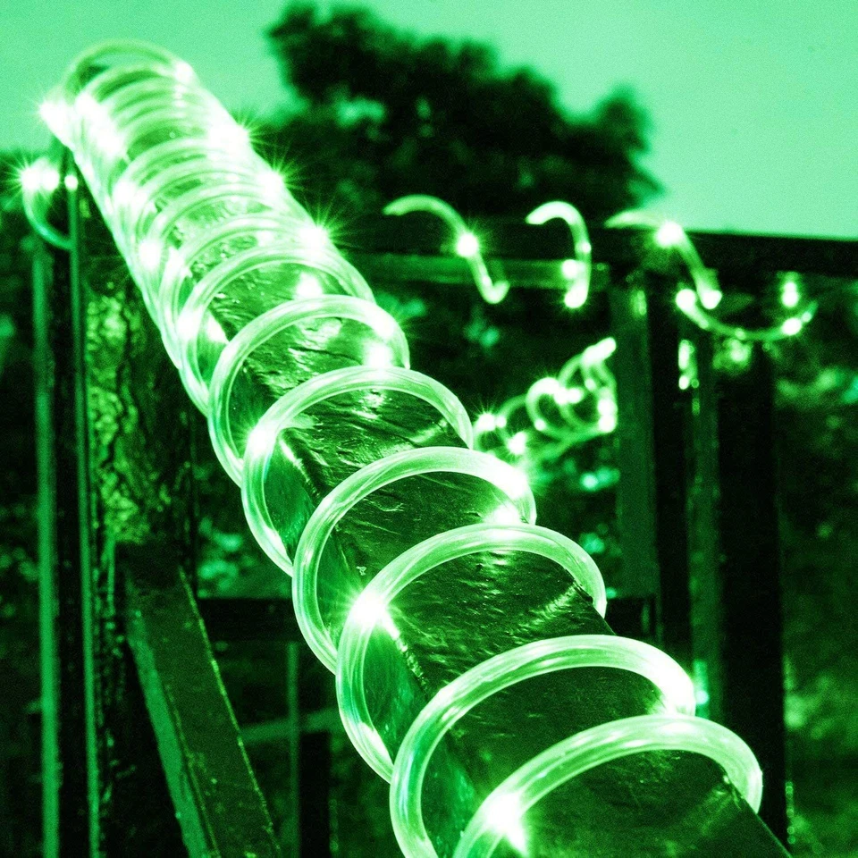 Solar LED Rope Light Outdoor Waterproof Fairy String Light Christmas Decoratio - Image 4 of 4
