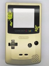 Gold color Picachu Full Housing Shell for Nintendo Game boy Color GBC OEM Repair