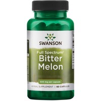 Swanson, Bittermelone (Momordica Charantia, Bittergurke), 500Mg, 60 Kapseln