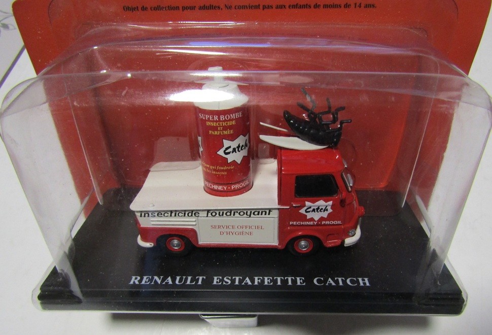 Renault Estafette Catch 1/43 Hachette réplique de collection en zamak