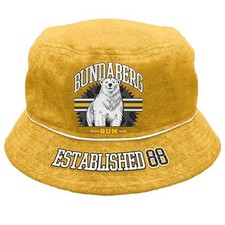 Bundaberg Rum Bundy Yellow Towel Bucket Hat 88 SALE