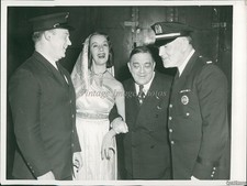 1945 Lily Pons Mayor Laguardia Police Athletic League Conference Event Photo 6x8