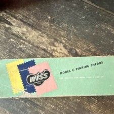 Wiss Model C Pinking Shears Pinking Cut Chromium Plated Blade Sewing Tool