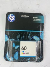 Genuine HP 60 Tri-Color Ink Print Cartridge CC643WN sealed EXP 2019