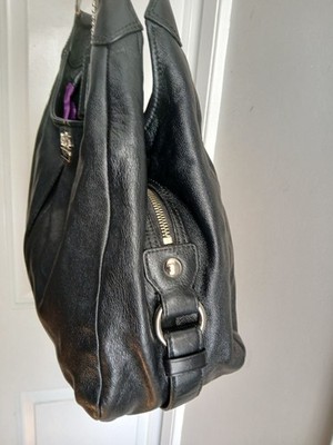 Coach Vintage MADISON MAGGIE Black Leather Shoulder Bag Purse Tote Coach Vintage MADISON MAGGIE Black Leather Shoulder Bag Purse Tote