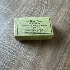 Vintage Rao Highest Quality Rosin for Violin Viola or Cello Box Advertising N6 