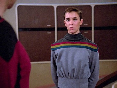 Will Wheaton on Star Trek The Next Generation 1988 Television Old Photo
