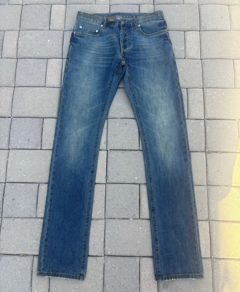 Dior Blue Cotton Jeans for Men for sale | eBay