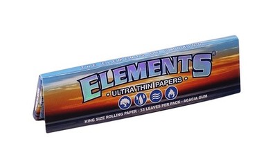 10x Booklets Elements King Size Papers Blättchen