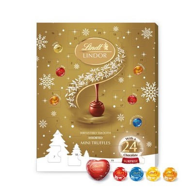 Lindt LINDOR verschiedene Mini Schokolade Adventskalender 117g 24 Trüffel Geschenk