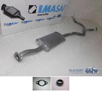 Imasaf Auspuff Mitteltopf + Anbauteile für Subaru Outback 2.0 D AWD 2008-2009