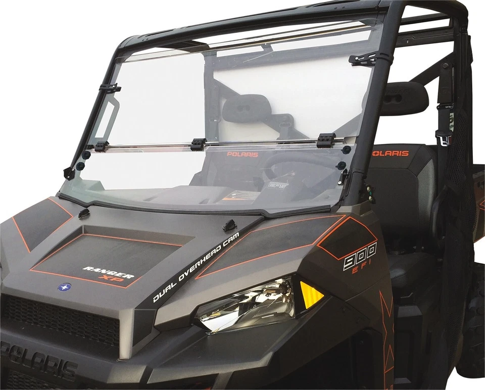 10-24 Polaris Ranger 500 570 800 900 Moose Full Folding Windshield 2317-0176 - Bild 1 von 1