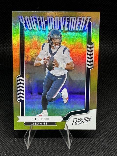 2024 Panini Prestige - Youth Movement C.J. Stroud #YM-CSD Xtra Points Gold /75