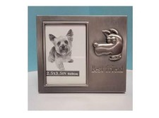Pewter Canine "Best Friend" Picture Frame