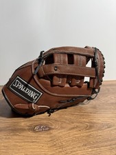 Spalding Baseball Glove Top-Grain Leather 42067 IIW 12 inch New W/Out Tags
