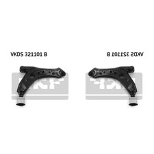 SKF 2x Querlenker Lenker links rechts passend für VW Polo 9N_ 1.2 12V